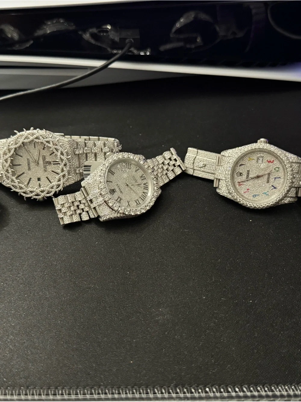 VVS automatic watch Moissanite
